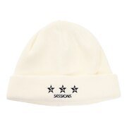セッションズ（SESSIONS）（メンズ）3スターズニットキャップ 218183 WHT