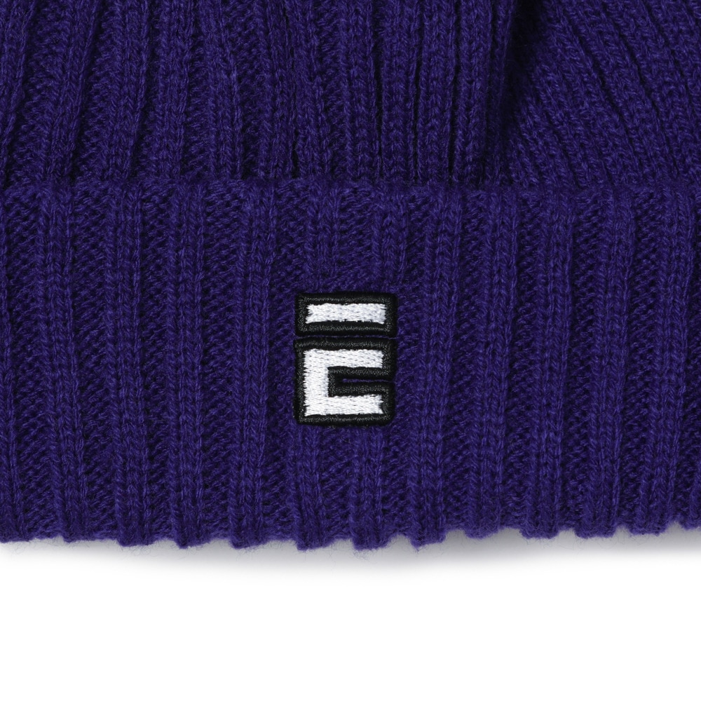 エルケクス（ELKEX）（メンズ）ニット帽 リブフィッシャーマンキャップ 897EK1ST2649 PUL 防寒