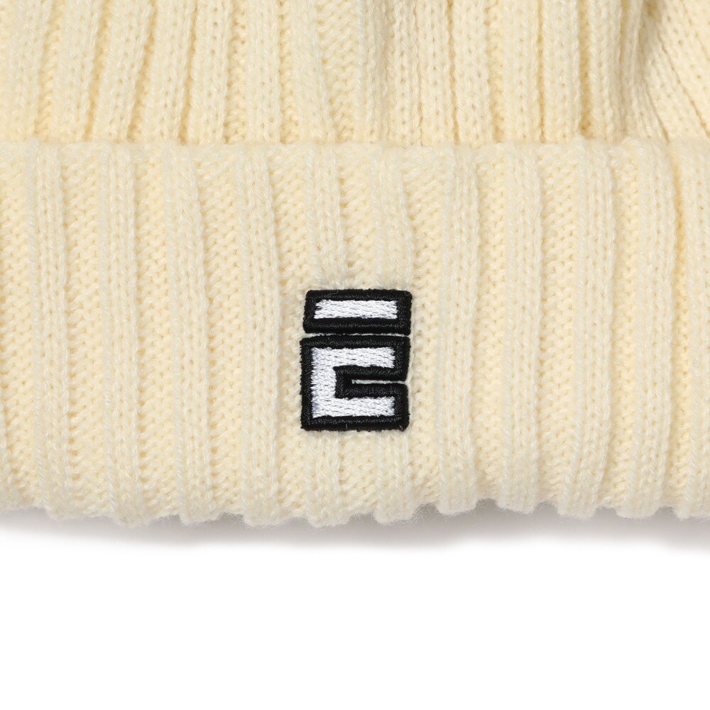 エルケクス（ELKEX）（メンズ）ニット帽 リブフィッシャーマンキャップ 897EK1ST2649 WHT 防寒