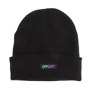 (メンズ)ニット帽 B1B Gradient Patch ビーニー FOS900707-02E 防寒 フリーサイズ 黒