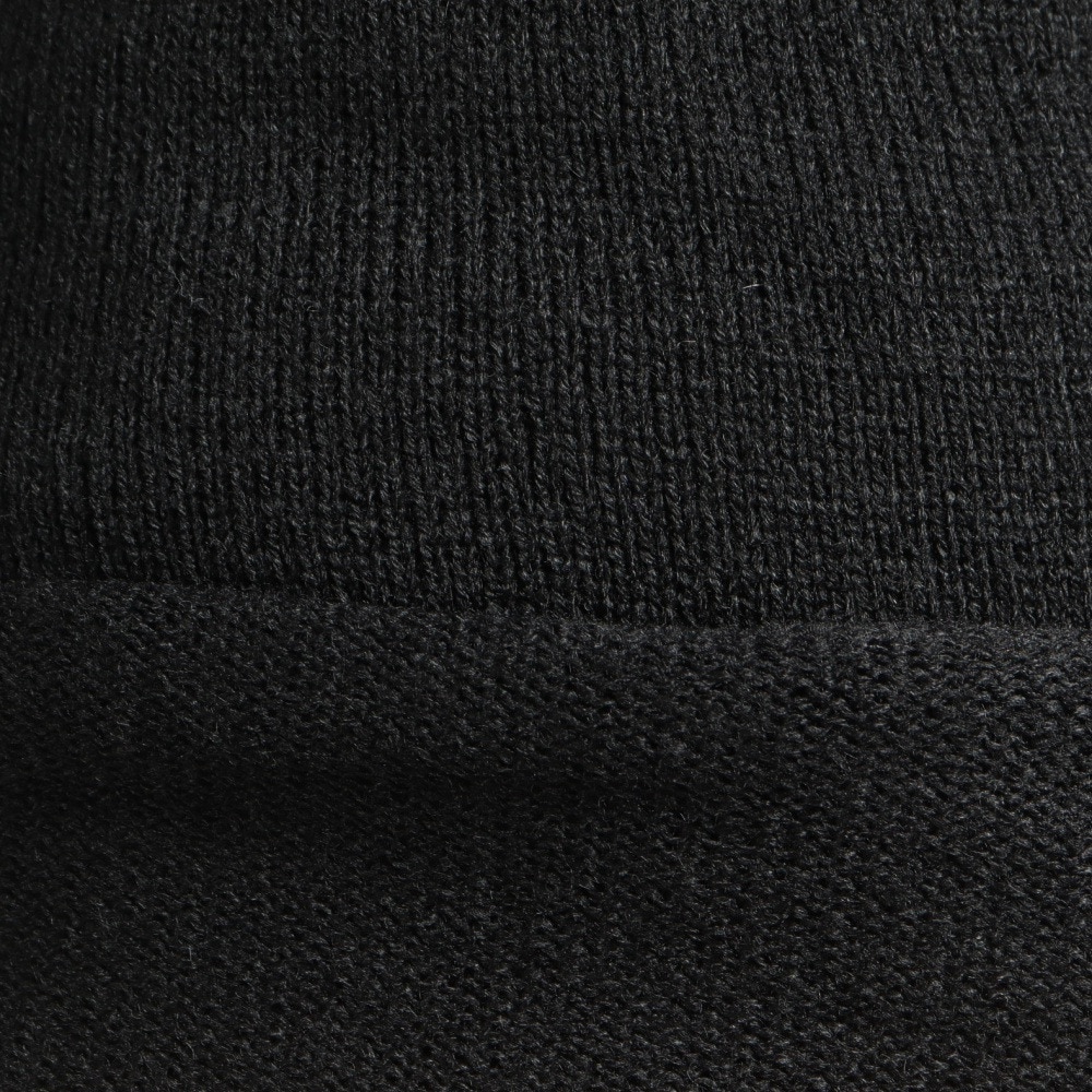 ノーブランド（NO BRAND）（メンズ）ニット帽 PLANE ビッグワッチ 897NN2ST0362 BLK 防寒