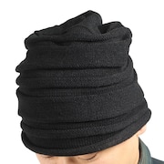 その他ブランド（OTHER BRAND）（メンズ）ニット帽 ランダムボーダービッグワッチ 897NN2ST0363 BLK 防寒