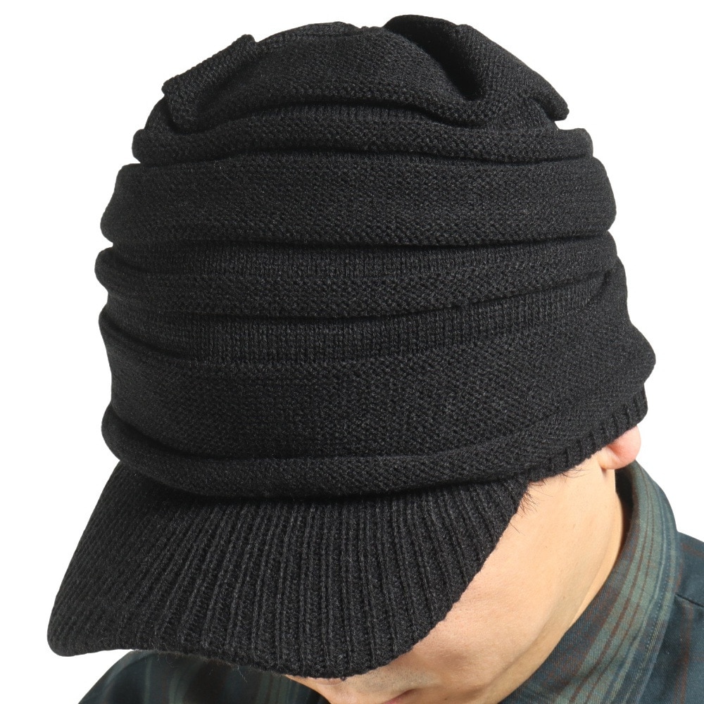 その他ブランド（OTHER BRAND）（メンズ）ニットキャスケット 897NN2ST0364 BLK