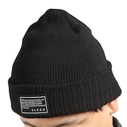 エルケクス（ELKEX）（メンズ、レディース）ニット帽 ワッペンカフ ワッチ EKX2FA0009 BLK 防寒
