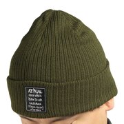 エアボーン（ARBN）（メンズ）ニット帽 RIB CUFF WATCH ARBN2022FWC010 KHK 防寒