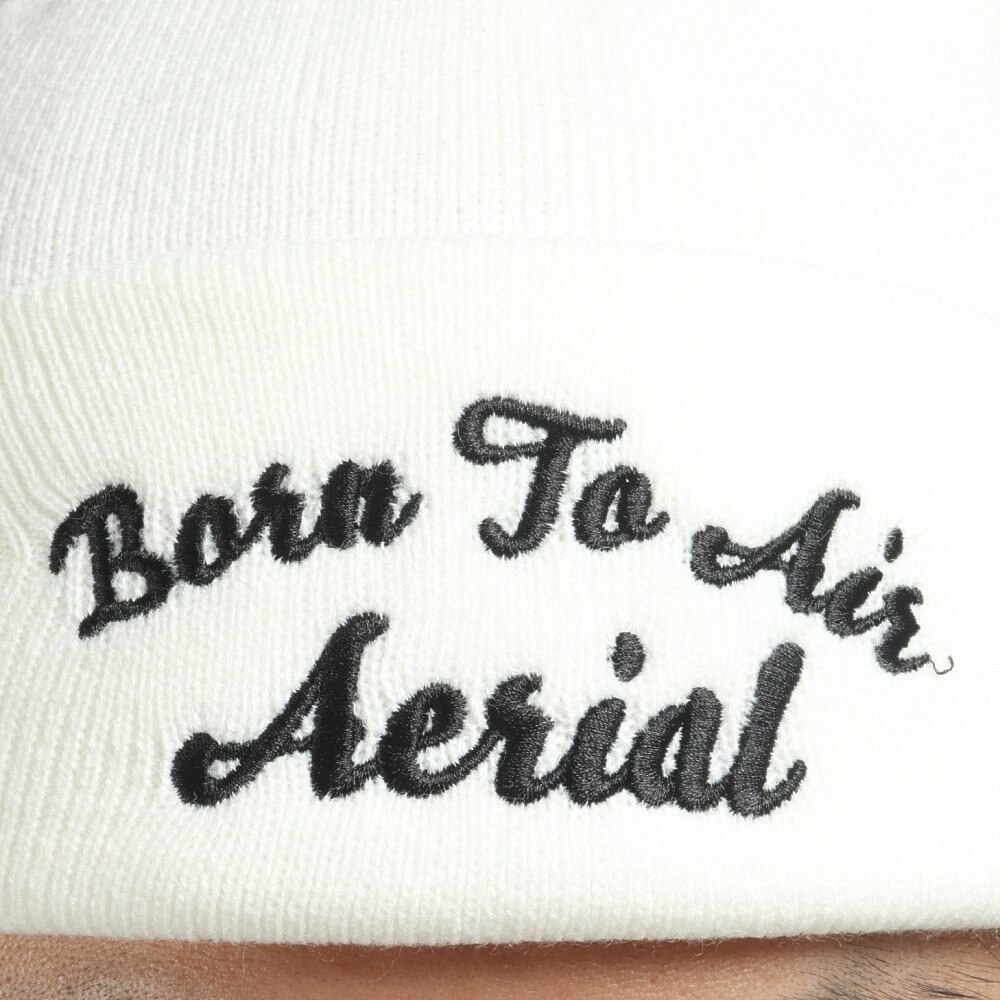 エアボーン（ARBN）（メンズ、レディース）ニット帽 PLANE カフ ワッチ ARBN2022FWC011 WHT 防寒