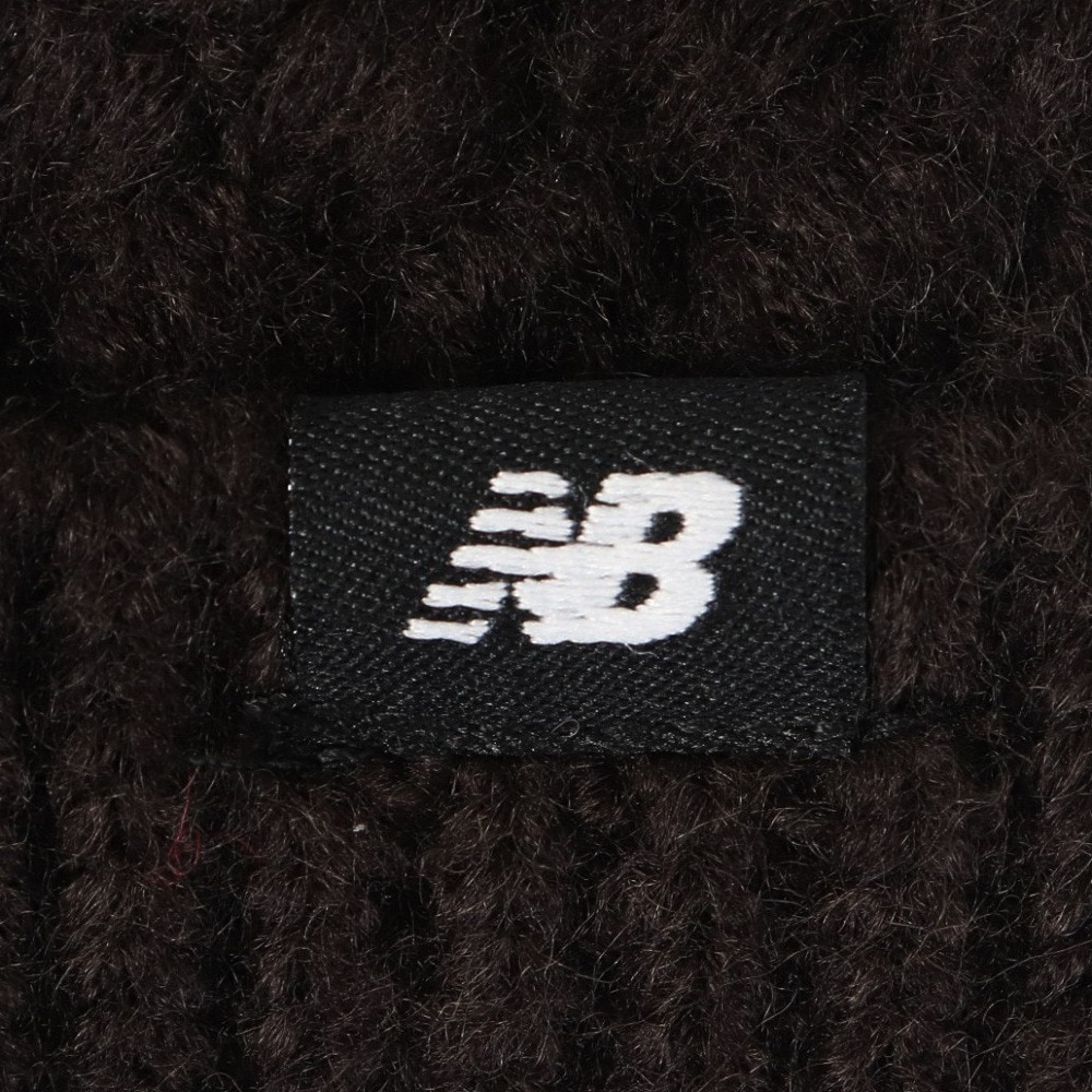ニューバランス（new balance）（メンズ、レディース）ニット帽 クロスハッチビーニー LAH23102BK 防寒