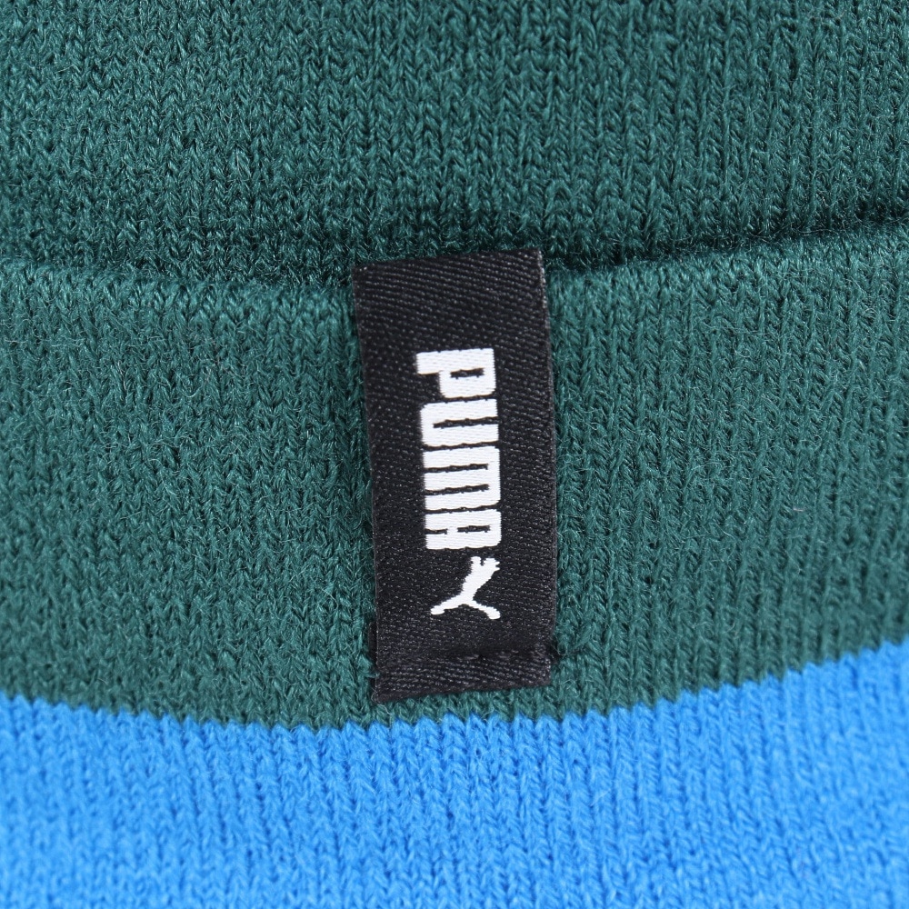 プーマ（PUMA）（メンズ）ニット帽 スクリプト ロゴ ビーニー 02482702 フリーサイズ 緑