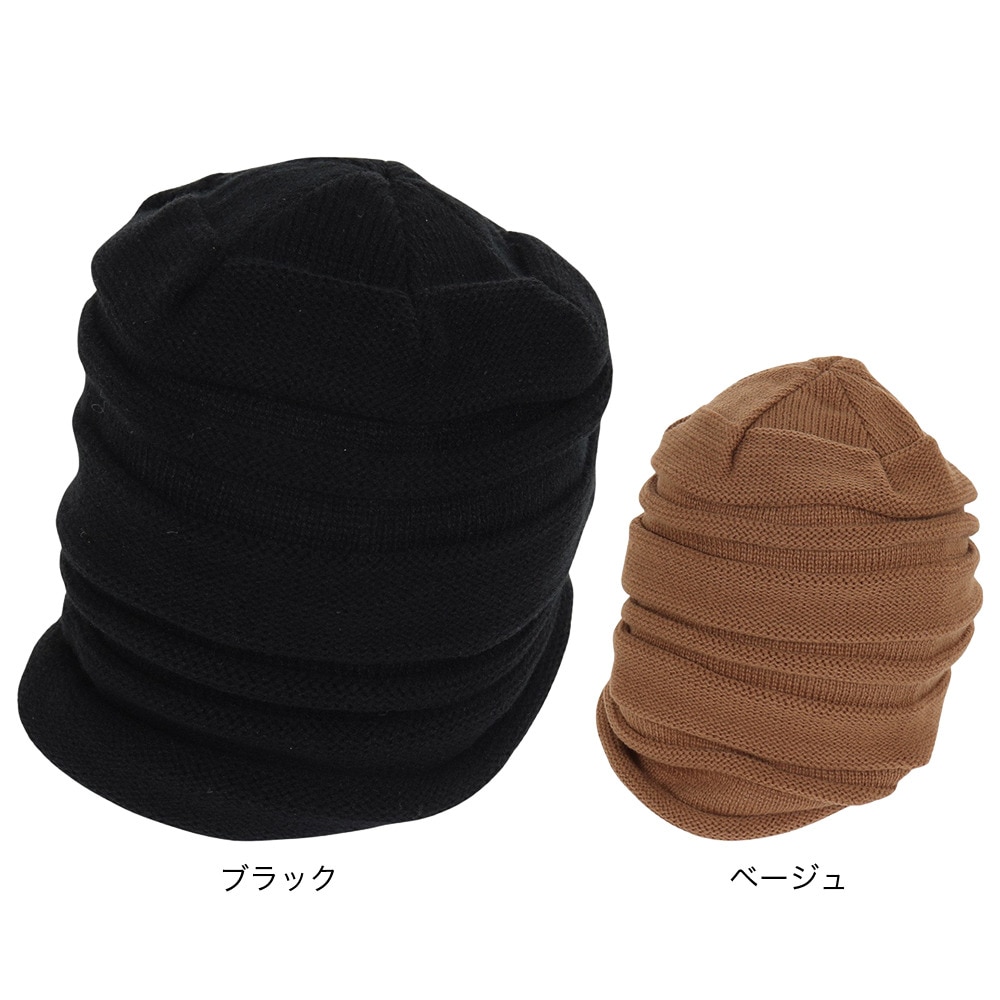 ヤックパック（YAK PAK）（メンズ、レディース）ニット帽 ビッグワッチ YAK-PAK-23F001 BLK