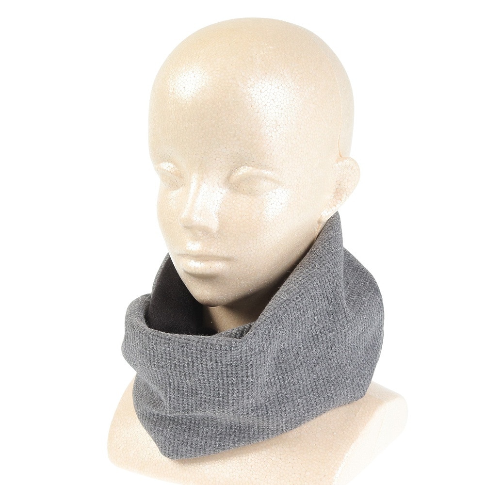 ヤックパック（YAK PAK）（メンズ）ワッフルスクリューネックウォーマー YAK-PAK-23F005 CGRY 3WAY 防寒 ニット帽 イヤーウォーマー チャコールグレー