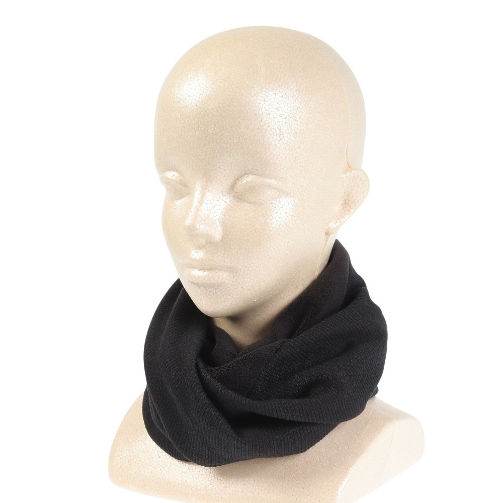ヤックパック（YAK PAK）（メンズ）リブスクリューネックウォーマー YAK-PAK-23F006 BLK 3WAY 防寒 ニット帽 イヤーウォーマー 黒