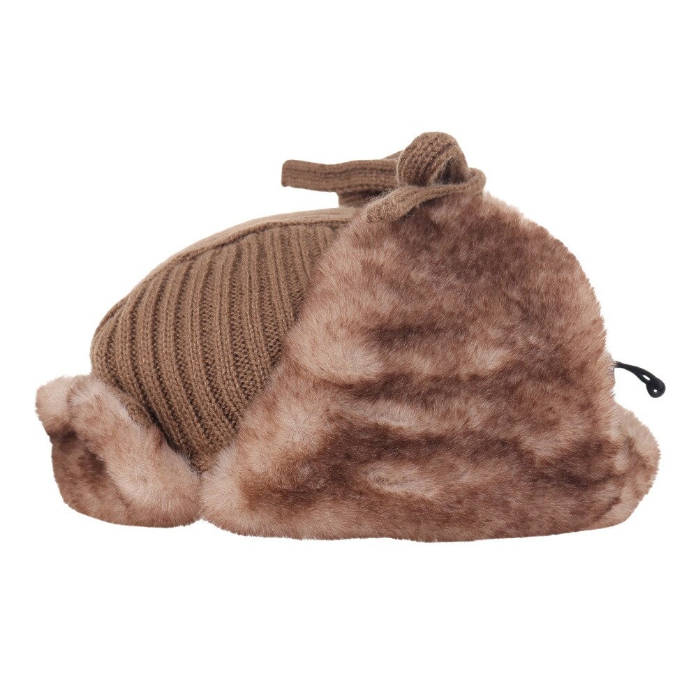 ヤックパック（YAK PAK）（メンズ、レディース）リブニット フライトキャップ YAK-PAK-23F007 BEG パイロットキャップ 耳当て付き ベージュ