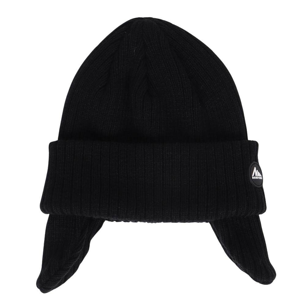 ボンファイア（Bonfire）（メンズ、レディース）ニット帽 イヤーカバーニットキャップ 20BNF3FST2291 BLK 防寒 黒 耳当て付き