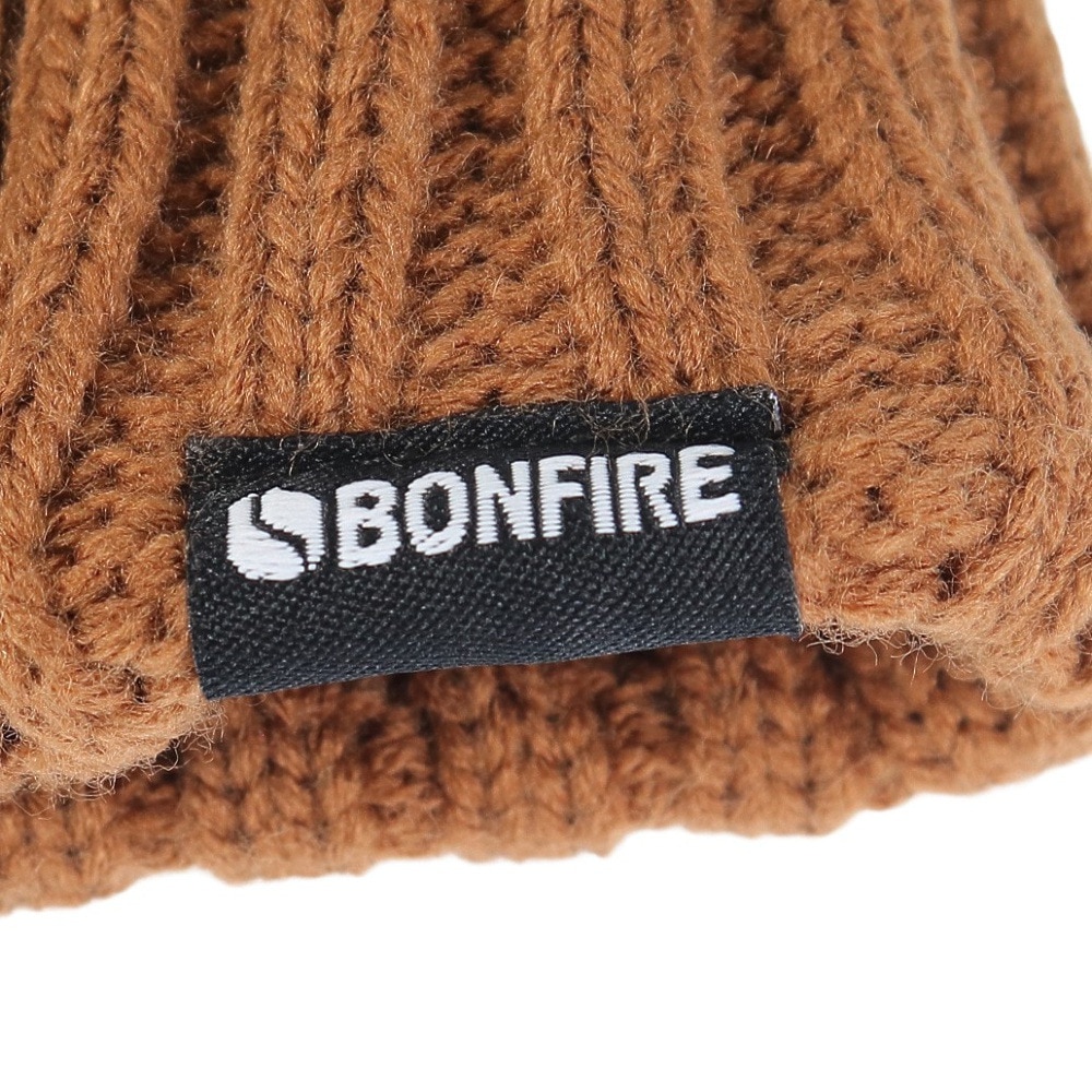 ボンファイア（Bonfire）（メンズ）ニット帽 ケーブルカフワッチ 20BNF3FST2292 BEG 防寒 ベージュ フリーサイズ