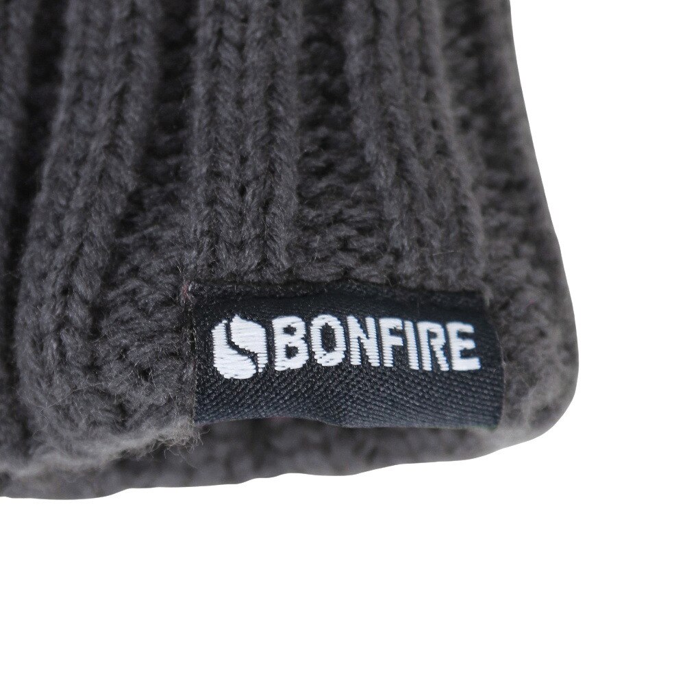 ボンファイア（Bonfire）（メンズ）ニット帽 ケーブルカフワッチ 20BNF3FST2292 CGRY 防寒 チャコールグレー フリーサイズ