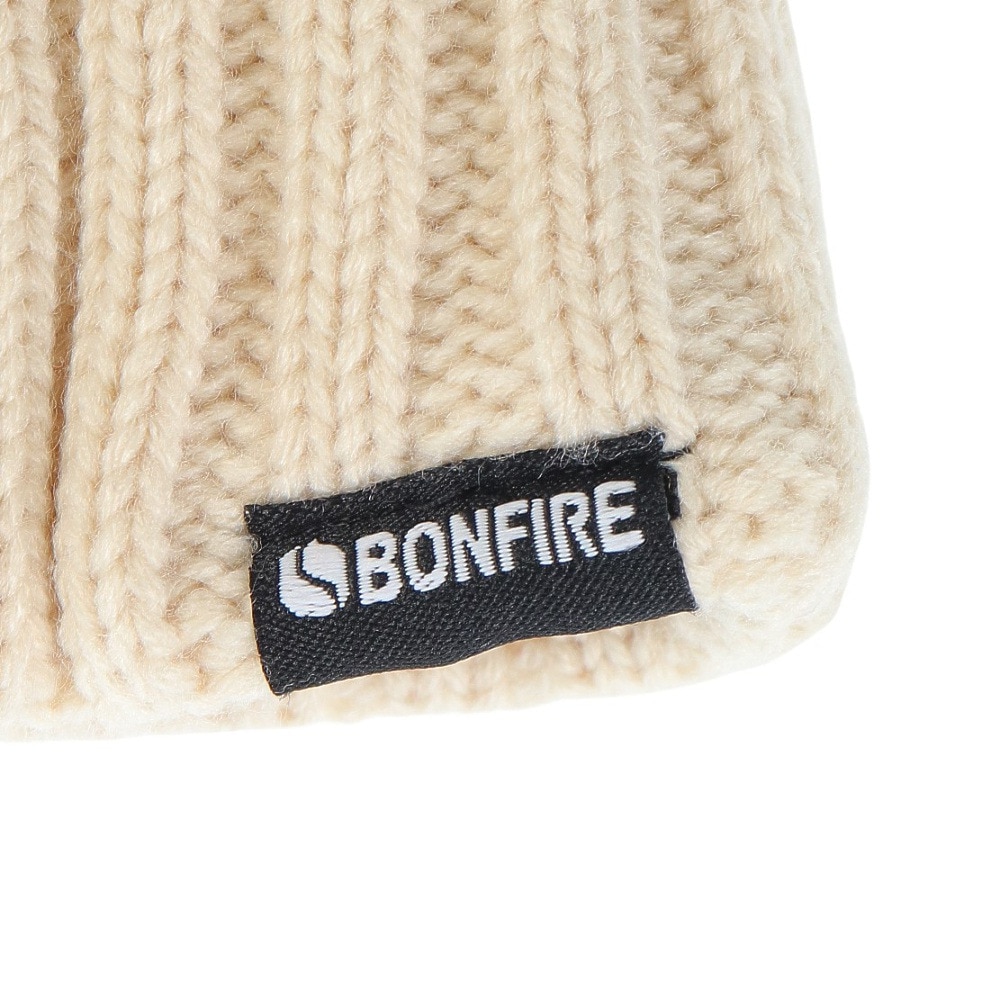 ボンファイア（Bonfire）（メンズ）ニット帽 ケーブルカフワッチ 20BNF3FST2292 IVR 防寒 フリーサイズ