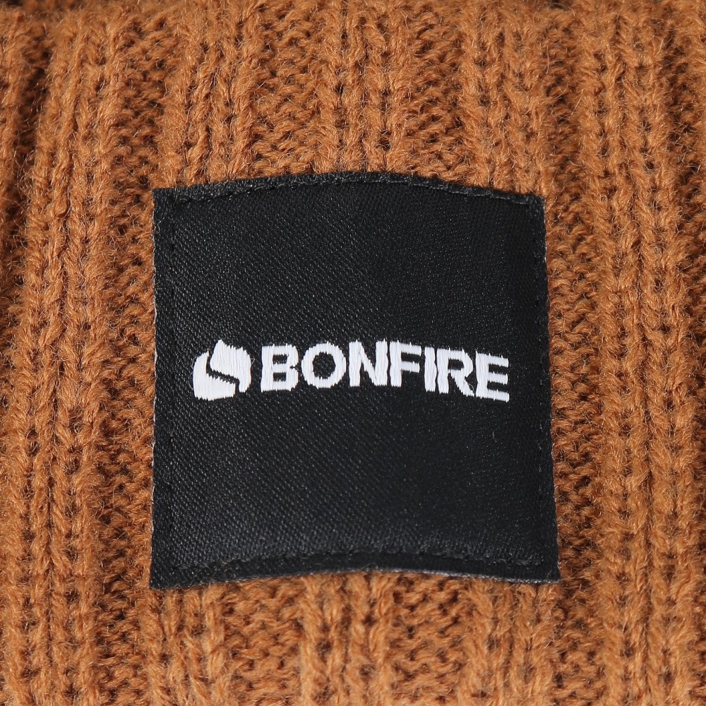 ボンファイア（Bonfire）（メンズ）ニット帽 ボリュームリブカフワッチ 20BNF3FST2293 BEG 防寒 フリーサイズ ベージュ
