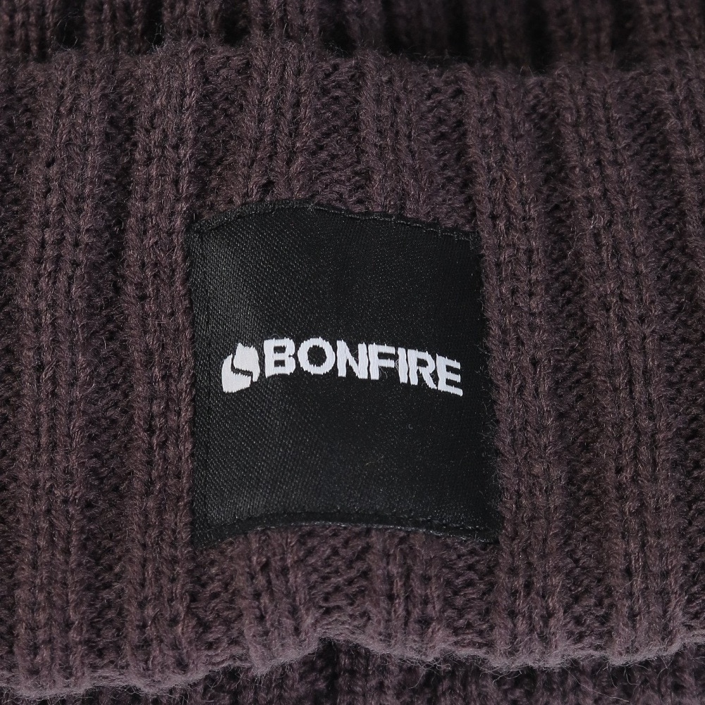 ボンファイア（Bonfire）（メンズ）ニット帽 ボリュームリブカフワッチ 20BNF3FST2293 CGRY 防寒 フリーサイズ チャコールグレー