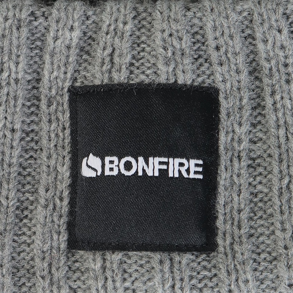 ボンファイア（Bonfire）（メンズ）ニット帽 ボリュームリブカフワッチ 20BNF3FST2293 GRY 防寒 フリーサイズ グレー