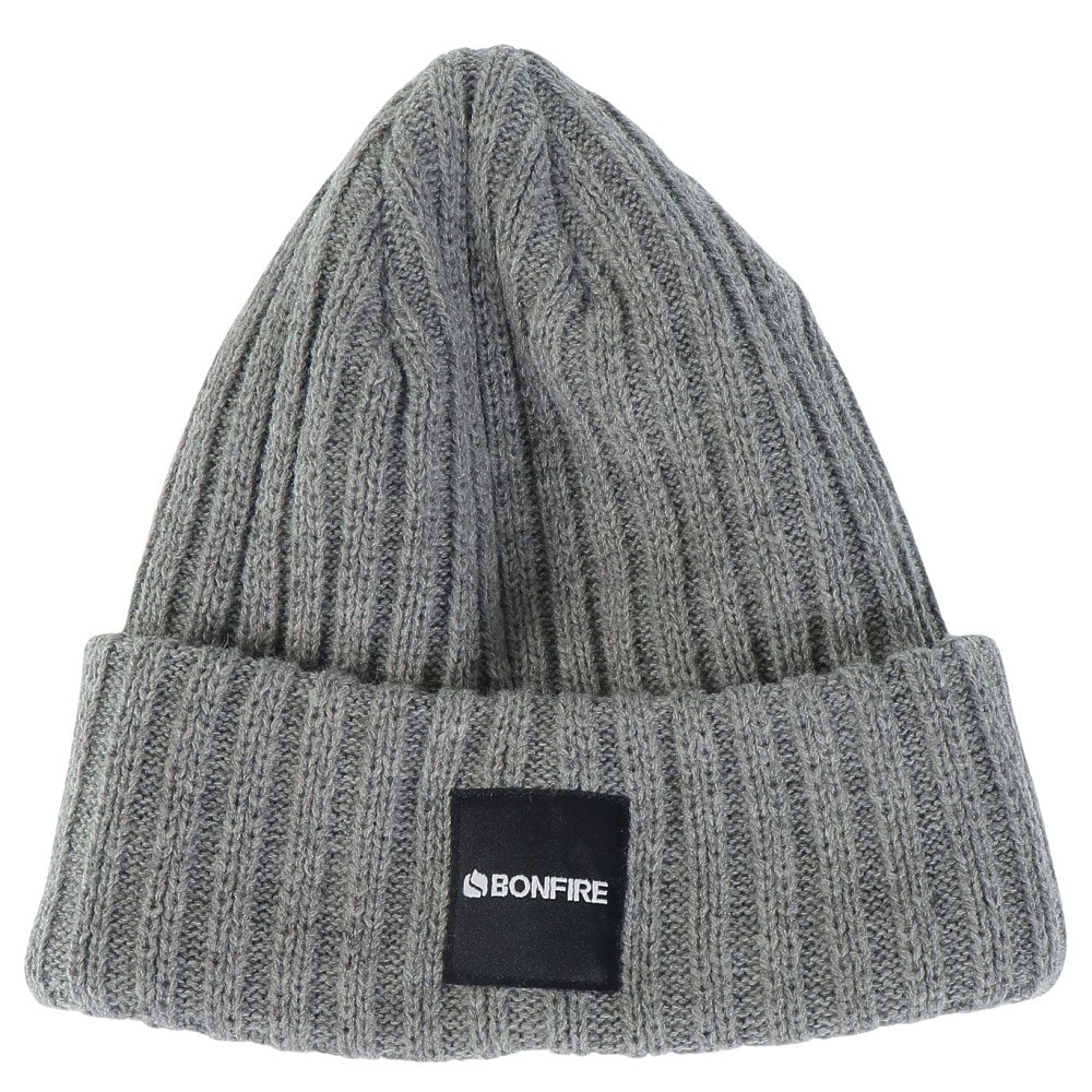 ボンファイア（Bonfire）（メンズ）ニット帽 ボリュームリブカフワッチ 20BNF3FST2293 GRY 防寒 フリーサイズ グレー
