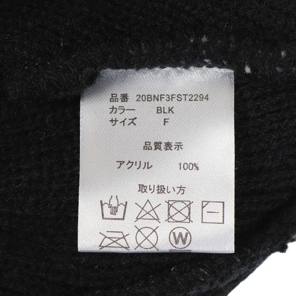ボンファイア（Bonfire）（メンズ）ニット帽 ボーダーリブカフワッチ 20BNF3FST2294 BLK 防寒 フリーサイズ