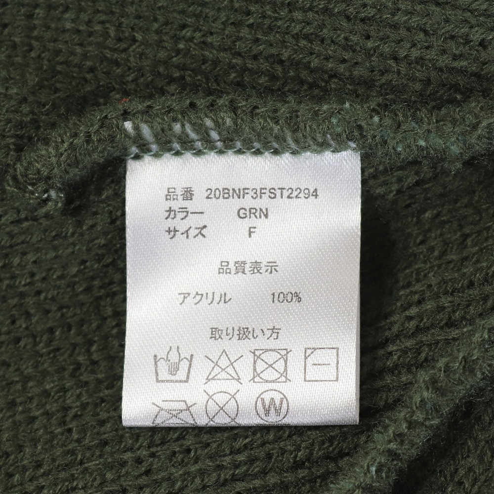 ボンファイア（Bonfire）（メンズ）ニット帽 ボーダーリブカフワッチ 20BNF3FST2294 GRN 防寒 フリーサイズ 緑