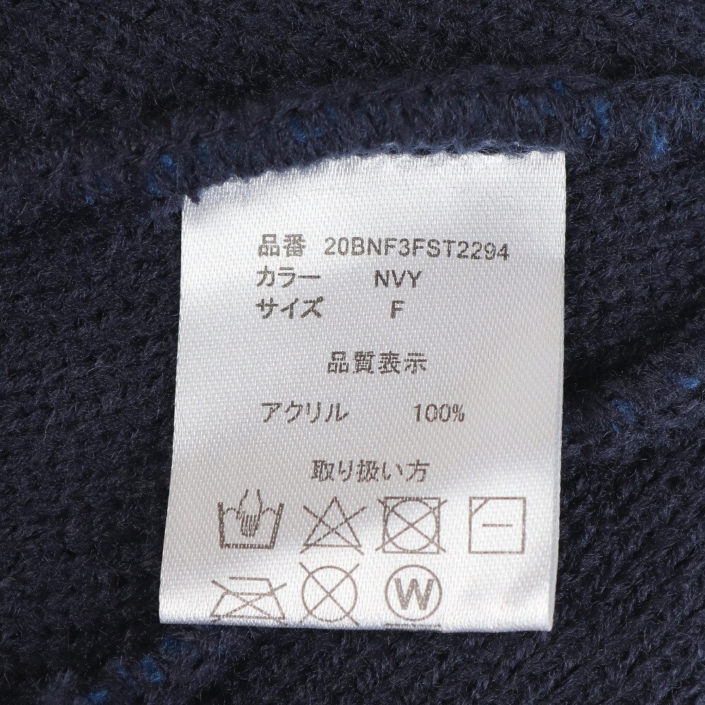 ボンファイア（Bonfire）（メンズ）ニット帽 ボーダーリブカフワッチ 20BNF3FST2294 NVY 防寒 フリーサイズ 紺