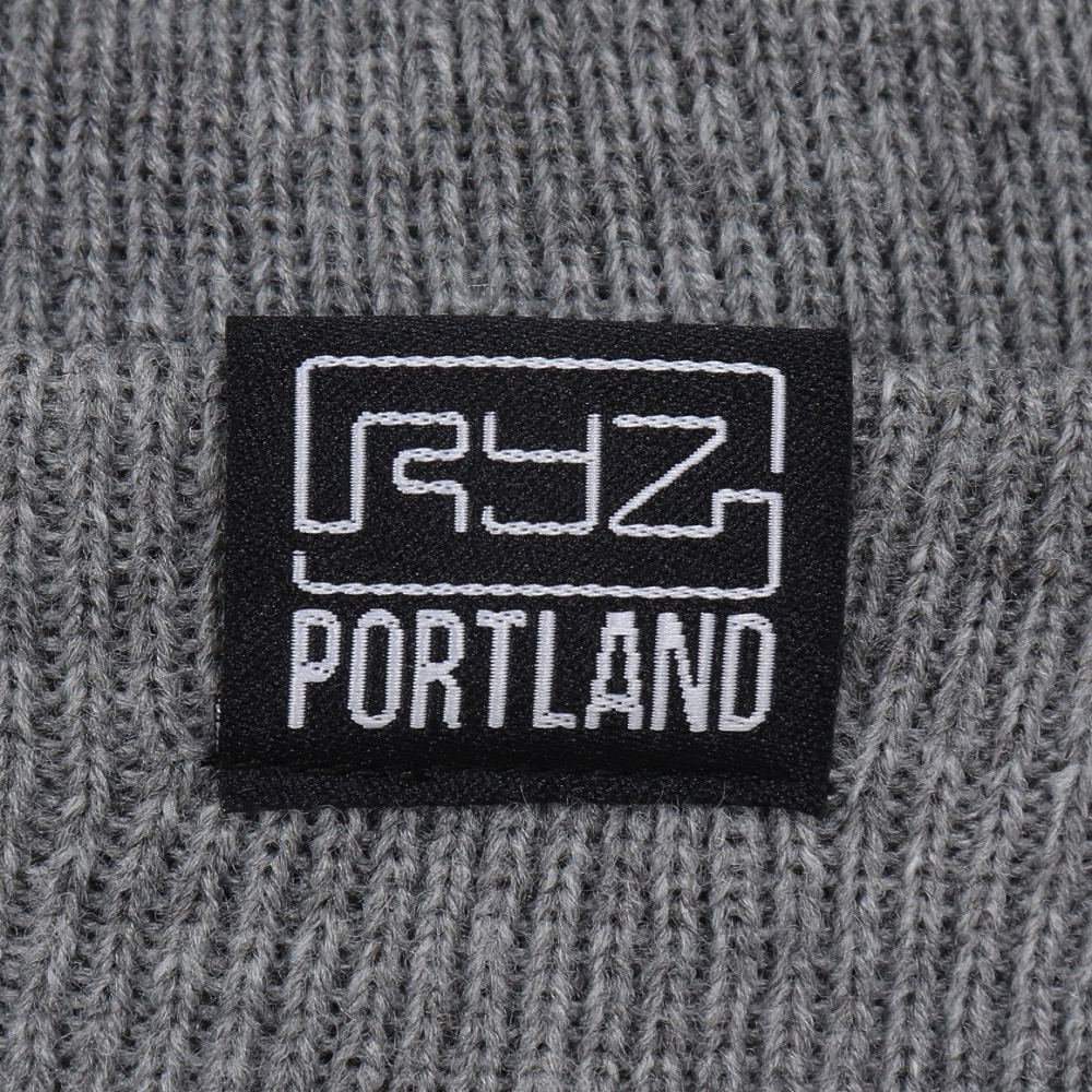 ライズ（RYZ）（メンズ、レディース）ニット帽 ベーシックカフワッチ RZ20ST23FW0020 GRY 防寒 フリーサイズ グレー