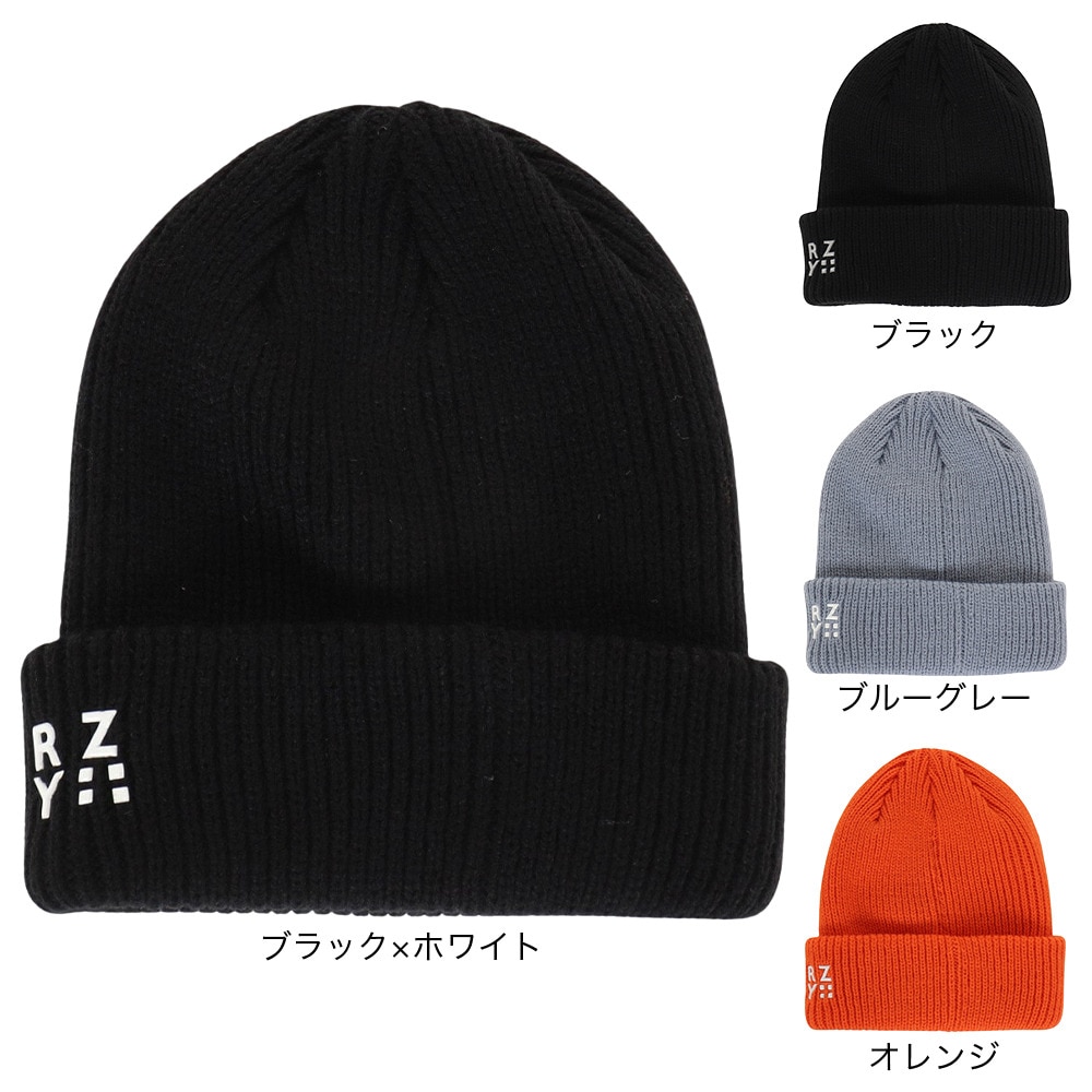 ライズ（RYZ）（メンズ、レディース）ニット帽 ボリュームカフワッチ RZ20ST23FW0021 GRY 防寒 フリーサイズ グレー