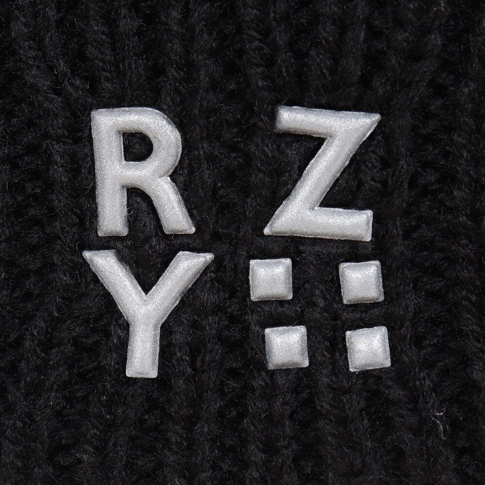 ライズ（RYZ）（メンズ、レディース）ニット帽 ボリュームカフワッチ RZ20ST23FW0021 BLK 防寒 フリーサイズ 黒