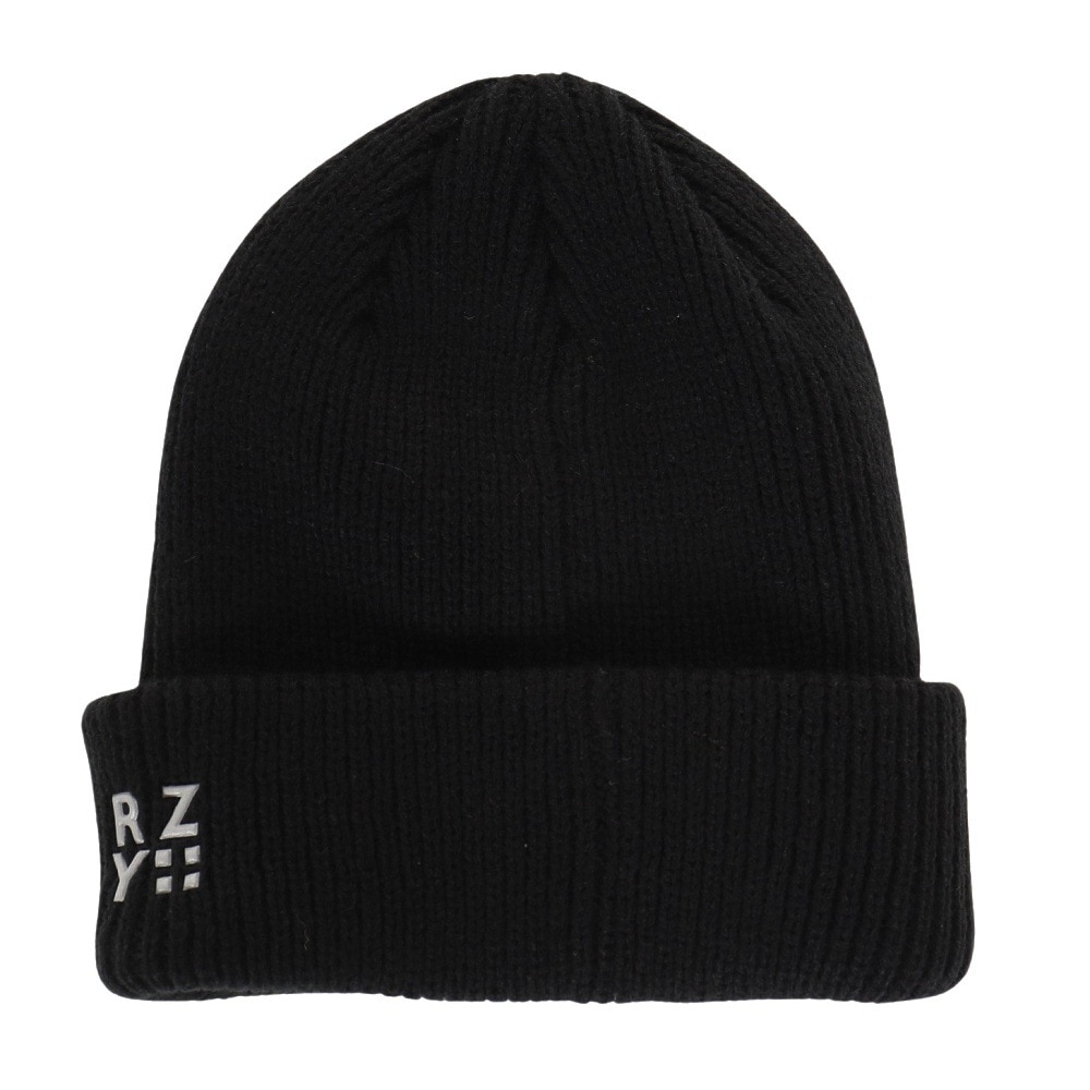 ライズ（RYZ）（メンズ、レディース）ニット帽 ボリュームカフワッチ RZ20ST23FW0021 BLK 防寒 フリーサイズ 黒