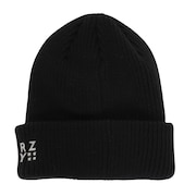 ライズ（RYZ）（メンズ、レディース）ニット帽 ボリュームカフワッチ RZ20ST23FW0021 BLK 防寒