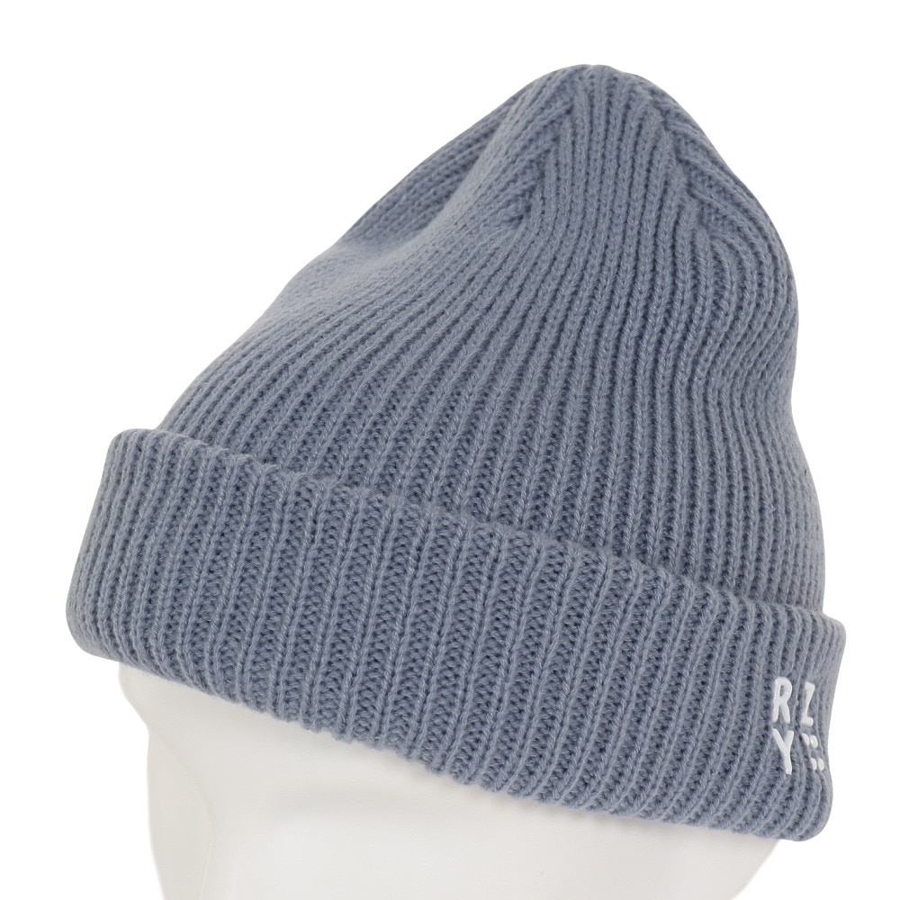 ライズ（RYZ）（メンズ、レディース）ニット帽 ボリュームカフワッチ RZ20ST23FW0021 GRY 防寒 フリーサイズ グレー