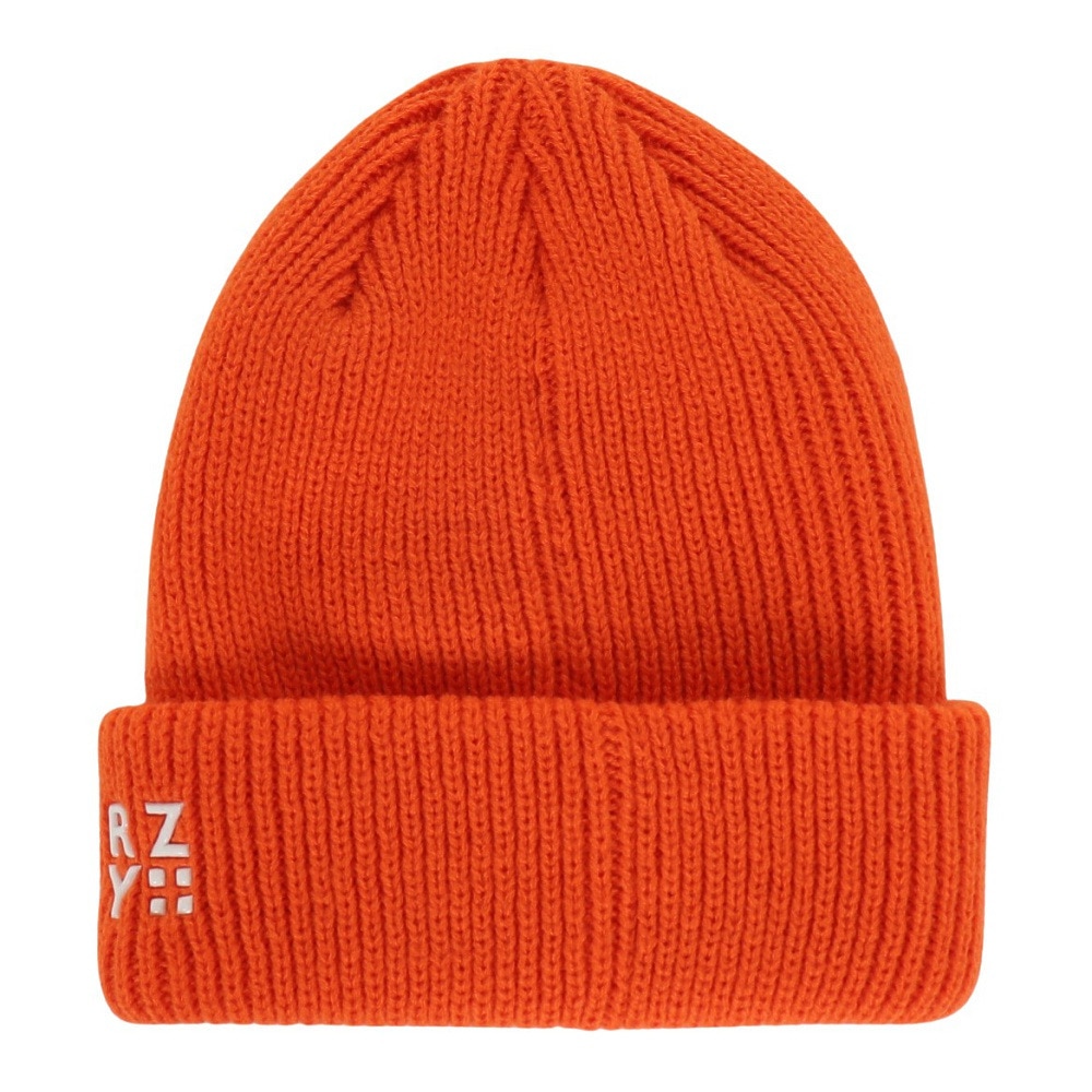 ライズ（RYZ）（メンズ、レディース）ニット帽 ボリュームカフワッチ RZ20ST23FW0021 ORG 防寒 フリーサイズ オレンジ