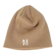 ライズ（RYZ）（メンズ）ニット帽 ベーシックビーニー RZ20ST23FW0023 BEG 防寒