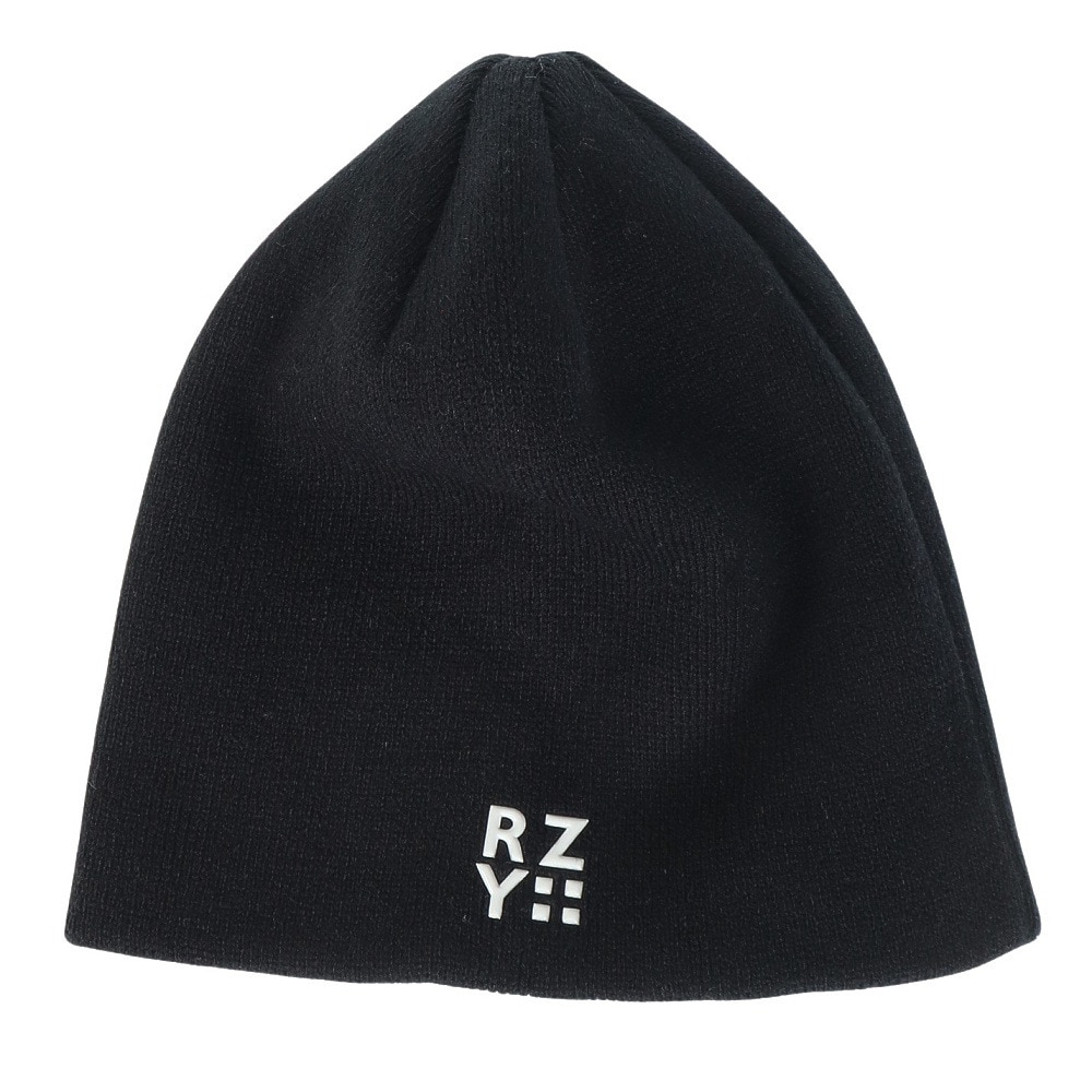 ライズ（RYZ）（メンズ）ニット帽 ベーシックビーニー RZ20ST23FW0023 BLK 防寒 フリーサイズ 黒
