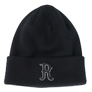 ライズ（RYZ）（メンズ）ニット帽 ブラックシリーズ カフワッチ RZ20ST23FW0024 R 防寒