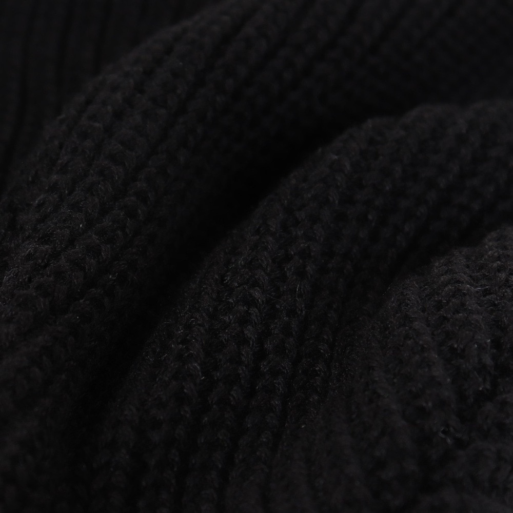 ライズ（RYZ）（メンズ）ニット帽 ブラックシリーズカフワッチ RZ20ST23FW0026 FGRN 防寒 黒 フリーサイズ