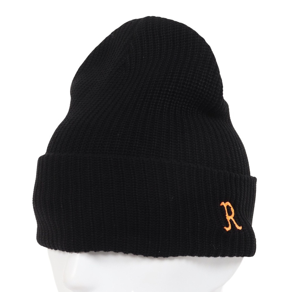 ライズ（RYZ）（メンズ）ニット帽 ブラックシリーズカフワッチ RZ20ST23FW0026 ORG 防寒 黒 フリーサイズ