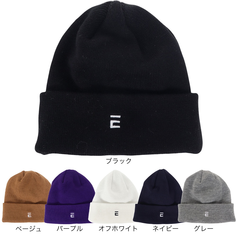 エルケクス（ELKEX）（メンズ）ニット帽 ベーシックウォームカフワッチ EKM3FA0019 PUL 防寒 フリーサイズ 紫