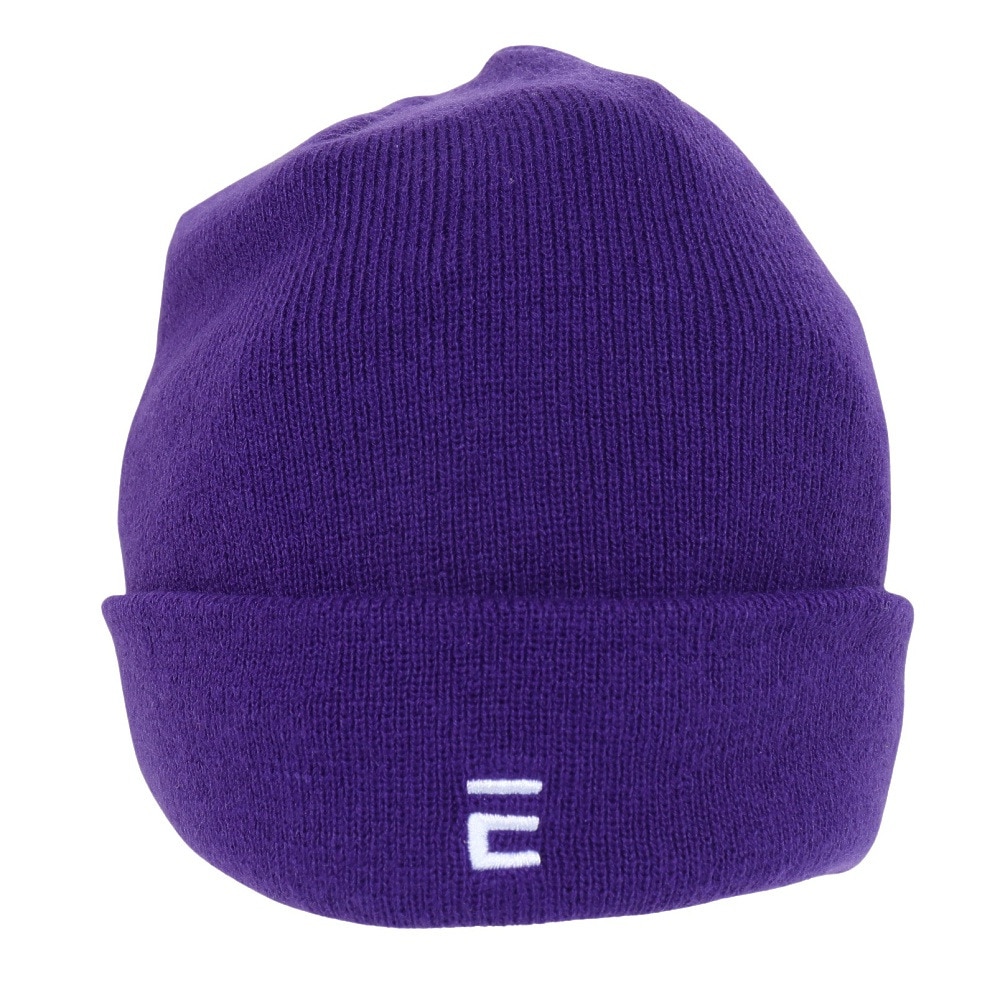 エルケクス（ELKEX）（メンズ）ニット帽 ベーシックウォームカフワッチ EKM3FA0019 PUL 防寒 フリーサイズ 紫