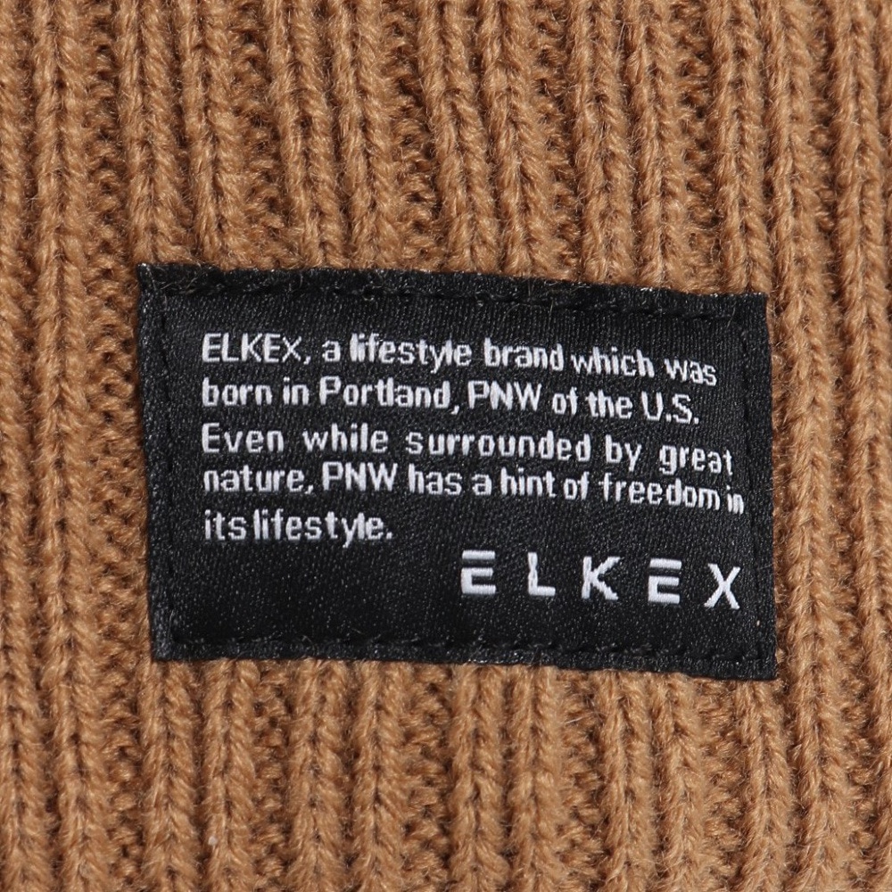 エルケクス（ELKEX）（メンズ）ニット帽 ボリュームカフワッチ EKM3FA0020 BEG 防寒 フリーサイズ ベージュ