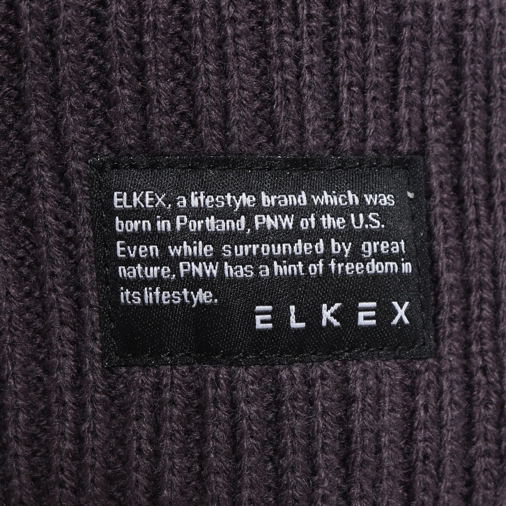 エルケクス（ELKEX）（メンズ）ニット帽 ボリュームカフワッチ EKM3FA0020 CGRY 防寒 フリーサイズ チャコールグレー