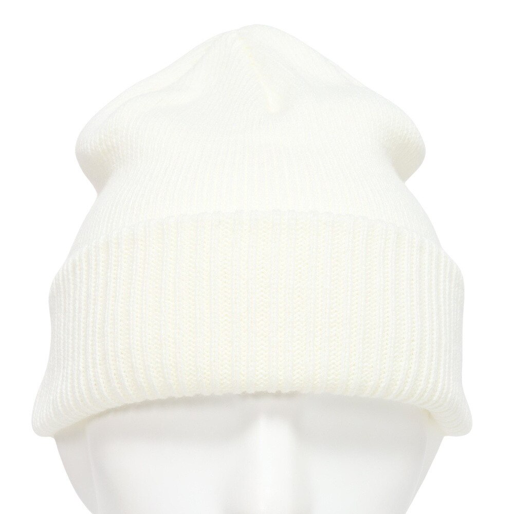 エルケクス（ELKEX）（メンズ）ニット帽 ボリュームカフワッチ EKM3FA0020 OWHT 防寒 フリーサイズ 白
