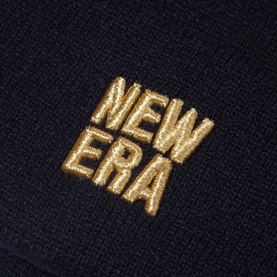 ニューエラ（NEW ERA）（メンズ、レディース）ニット帽 ベーシック カフニット スクエアロゴ 13751314