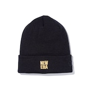 ニューエラ(NEW ERA)(メンズ、レディース)ニット帽 ベーシック カフニット スクエアロゴ 13751314 13751316