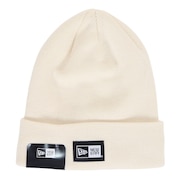 ニューエラ（NEW ERA）（メンズ、レディース）ベーシックカフニット帽 ボックスロゴ ウーブンパッチ 13751376