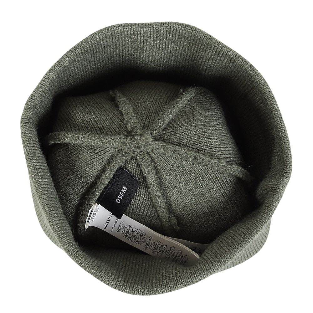 クイックシルバー（Quiksilver）（メンズ）ニット帽 CUSHY ビーニー 23FWQBE234321CQY0 防寒 フリーサイズ カーキ