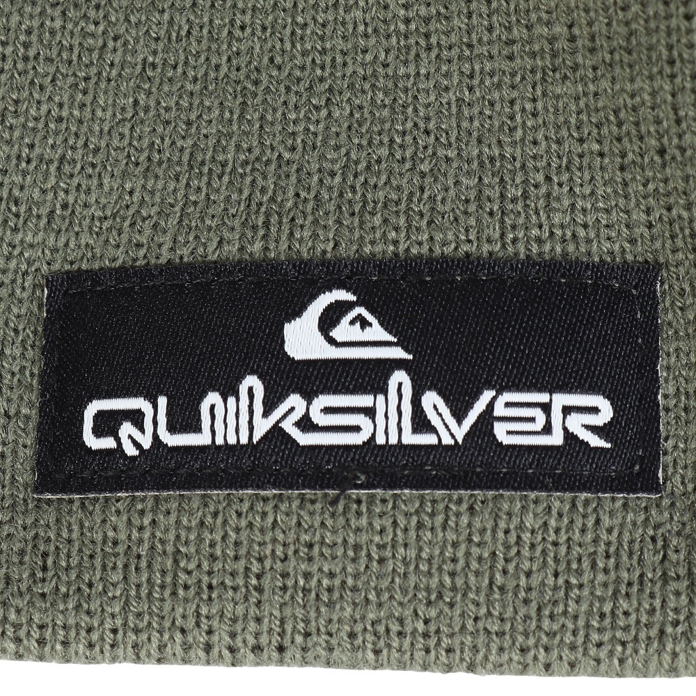 クイックシルバー（Quiksilver）（メンズ）ニット帽 CUSHY ビーニー 23FWQBE234321CQY0 防寒 フリーサイズ カーキ