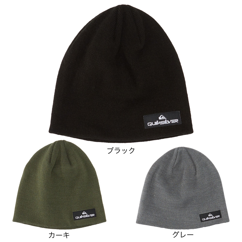 クイックシルバー（Quiksilver）（メンズ）ニット帽 CUSHY ビーニー 23FWQBE234321CQY0 防寒 フリーサイズ カーキ